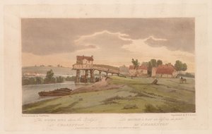 Sélection de vingt des vues les plus pittoresques de Paris : Le moulin à eau au-dessus du pont de Charenton