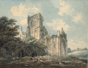 Abbaye de Kirkstall, Yorkshire, vers 1790-1802 - Thomas Girtin