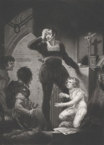 Prince Arthur et Hubert Shakespeare, Roi Jean, Acte 4, Scène 1, 1823-24 - Thomas Goff Lupton