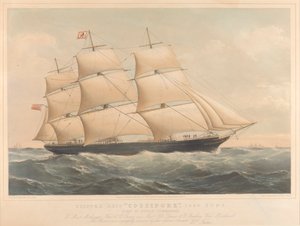 Clipper ship Cossipore 1226 tonnes