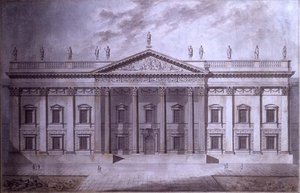Projet pour une maison du Sénat, Londres - Thomas Hardwick