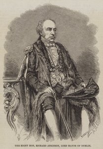 Le très honorable Richard Atkinson, Lord Maire de Dublin - Thomas Harrington Wilson