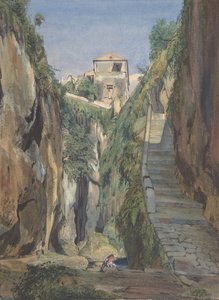 Un vallon à Sorrente, milieu du 19ème siècle