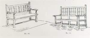Bancs de jardin, de 