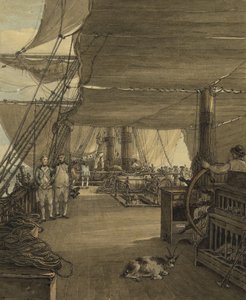 Scène à bord du HMS 