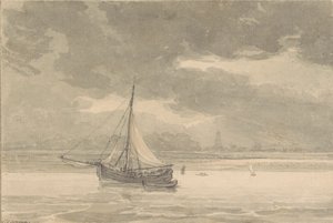 La Tamise depuis le Ship Inn, Greenwich - Thomas Hearne