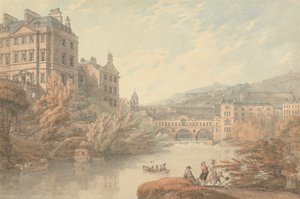 Vue de Bath depuis Spring Gardens