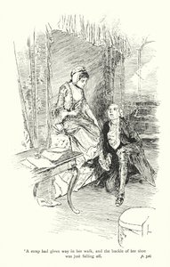 Illustration pour A Sentimental Journey de Laurence Sterne (lithographie) - Thomas Heath Robinson