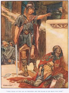 Ils fixent le fils de Thorsten (litho)