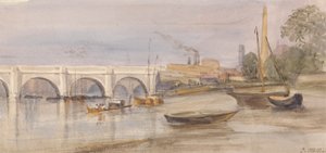 Pont de Westminster depuis la rive de Lambeth - Thomas Hollis