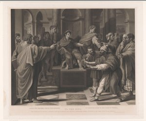 Elymas frappé de cécité par Paul - Thomas Holloway