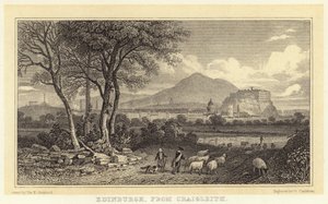 Édimbourg, de Craigleith (gravure)
