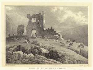 Ruines de la Chapelle Saint-Antoine - Thomas Hosmer (after) Shepherd