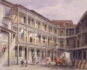 Aldgate High Street, Londres, vers 1850