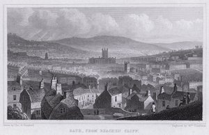 Bath, depuis Beachen Cliff - Thomas Hosmer Shepherd