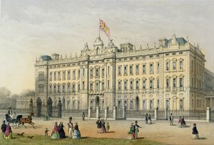 Palais de Buckingham, gravé par Bachelier, pub. 1854