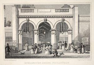Burlington Arcade, Piccadilly, de 