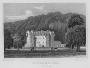 Château Menzies, Perthshire (gravure) - Thomas Hosmer Shepherd