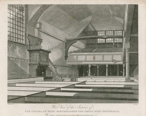 Chapelle de St Bartolomew the Great, West Smithfield - Thomas Hosmer Shepherd