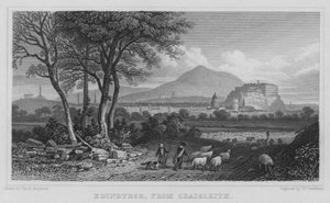Édimbourg, depuis Craigleith (gravure)