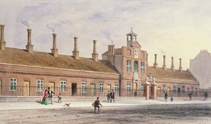 Maisons de charité Emery Hills à Rochester Row, 1850
