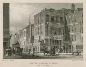 Exeter Change, The Strand, Londres - Thomas Hosmer Shepherd