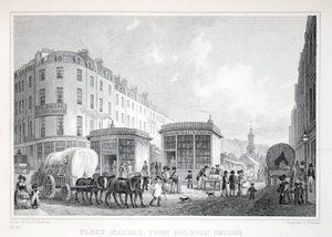 Fleet Street, depuis Holborn Bridge, de 