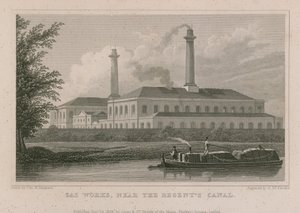 Usines à gaz, près du canal de Regent - Thomas Hosmer Shepherd