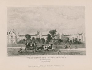 Vue générale des maisons de charité de Whittington