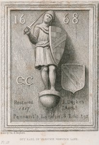 Guy, Comte de Warwick - Thomas Hosmer Shepherd