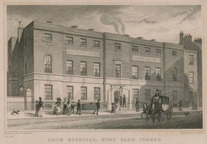 Hôpital Lock, Hyde Park Corner, Londres - Thomas Hosmer Shepherd