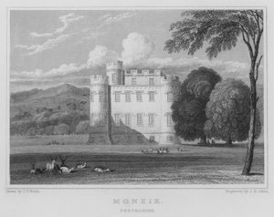 Monzie, Perthshire (gravure)