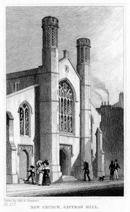 Nouvelle Église, Saffron Hill, Camden, Londres, 19e siècle