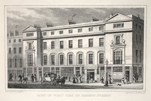 Partie du côté ouest de Regent Street, de 