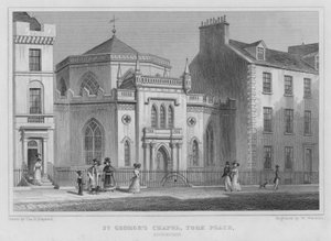 Chapelle Saint-Georges, York Place, Édimbourg (gravure)