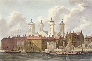 Église Saint-Jean Westminster, 1815 - Thomas Hosmer Shepherd