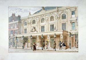 Théâtre de Surrey et Café de Surrey sur Blackfriars Road, Southwark, Londres, vers 1835