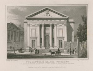La chapelle catholique à Finsbury - Thomas Hosmer Shepherd