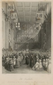 Le Guildhall : Installation du Lord Maire le 8 novembre - Thomas Hosmer Shepherd