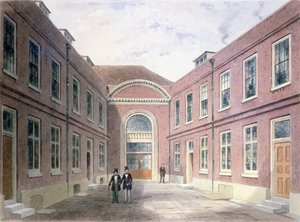 La Cour intérieure de Girdlers Hall Basinghall Street, 1853