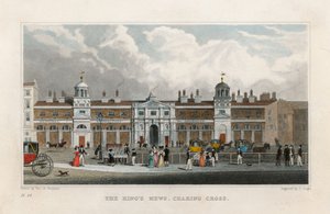 Les Écuries Royales, Charing Cross. Domicile temporaire de la Ménagerie d