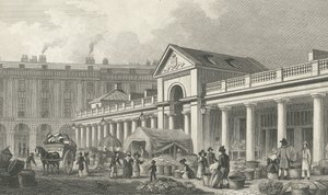 La façade N.O. du nouveau marché de Covent Garden, 1827-30 - Thomas Hosmer Shepherd