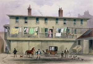 The Old Vine Inn, Aldersgate Street, 1855