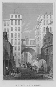 Le pont du Régent (gravure) - Thomas Hosmer Shepherd