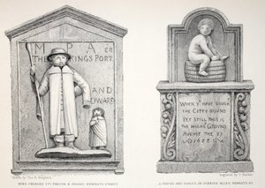 La tablette dans Pannier Alley - Le portier et nain du roi Charles, de 