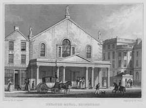 Théâtre Royal, Édimbourg (gravure)