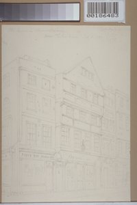 Vue des vieilles maisons de Chancery Lane, 1853 - Thomas Hosmer Shepherd