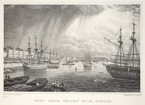 Docks des Indes occidentales, Isle of Dogs, de 