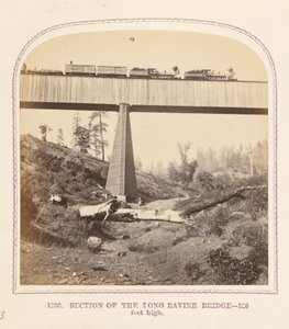 Section du pont de Long Ravine - Thomas Houseworth