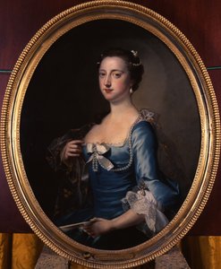 Portrait de Frances Thynne, Lady Hertford, plus tard Duchesse de Somerset - Thomas Hudson